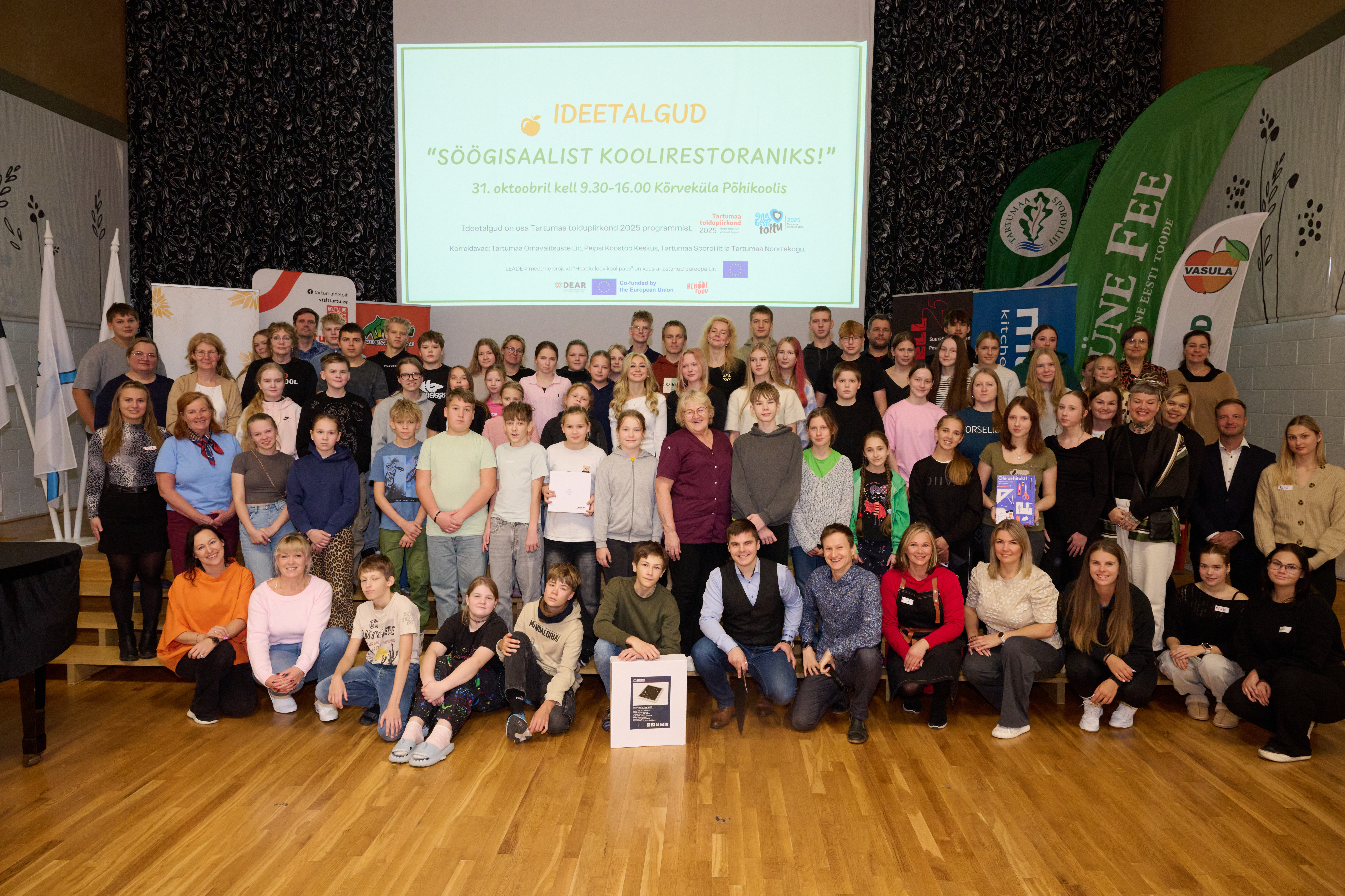 Tartumaa koolinoored kujundasid oma koolisööklaid tuleviku koolirestoranideks 